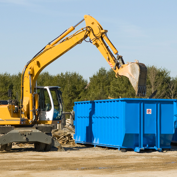 what size residential dumpster rentals are available in Madrid